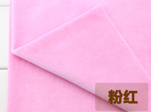 Cotton vải nhung hữu cơ vải Cotton dệt kim trẻ em quần áo búp bê vải DIY handmade chất liệu flannel vải cotton trắng