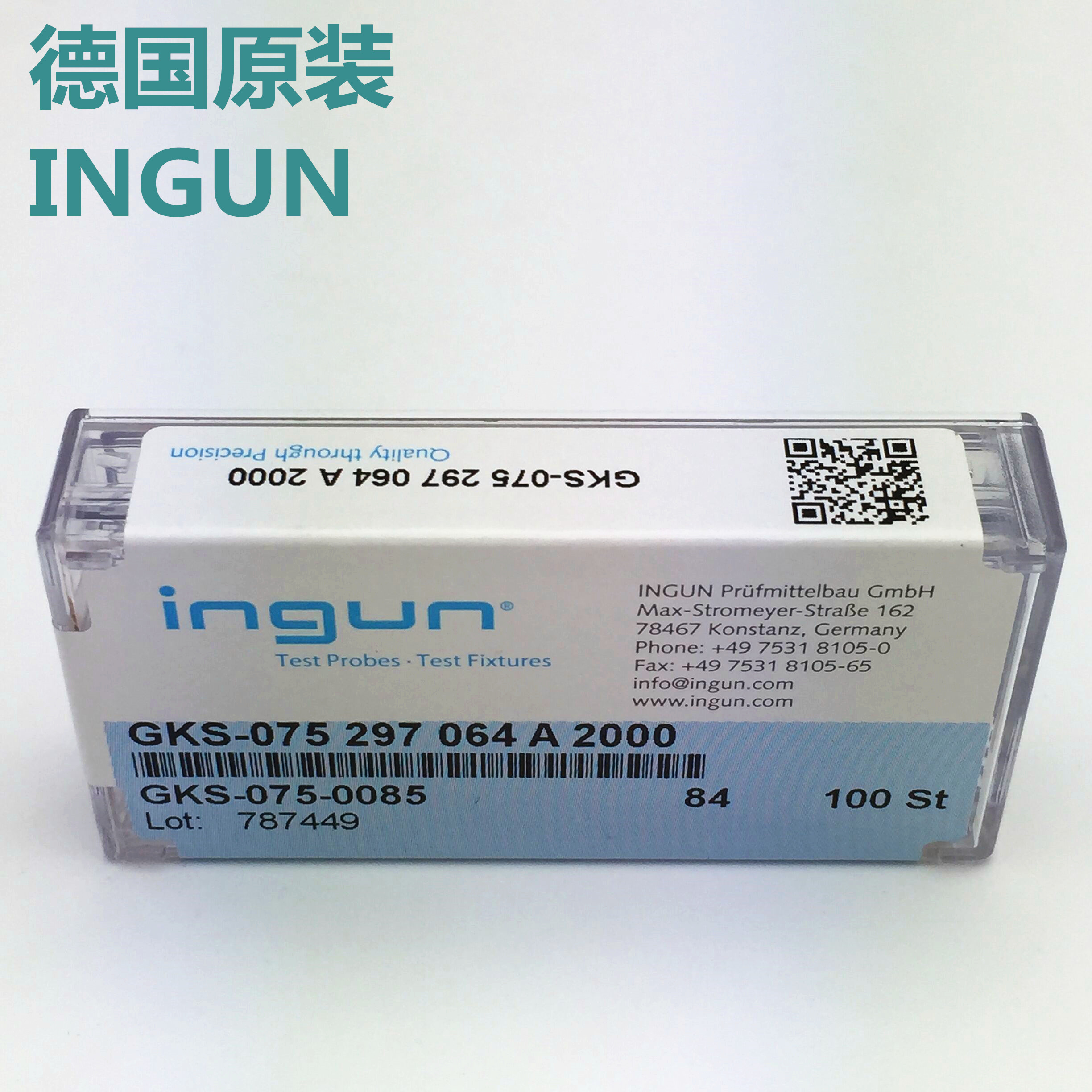 Imported probe GKS075 297 064 A2000 T head needle Test probe INGUN top needle spring needle