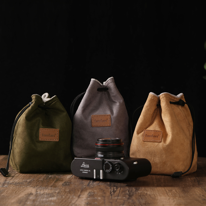 マイクロシングルカメラバッグライナーバッグ保護カバー、ソニー、富士、キヤノン用ダストバッグ、一眼レフ用写真撮影バッグ、収納バッグに最適