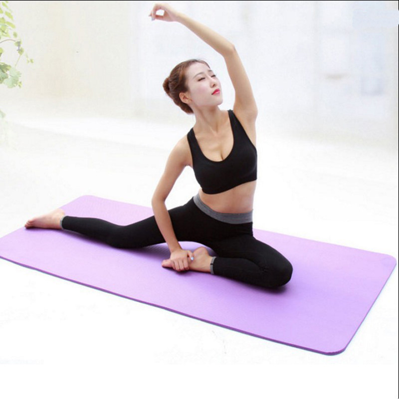 Yoga mat beginners male and female lengthened thickened Anti-Slip Yoga Sports Fitness Mat Blanket Women Waterproof 10MM
