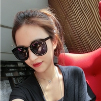 Ретро черные брендовые солнцезащитные очки, коллекция 2021, популярно в интернете, в корейском стиле