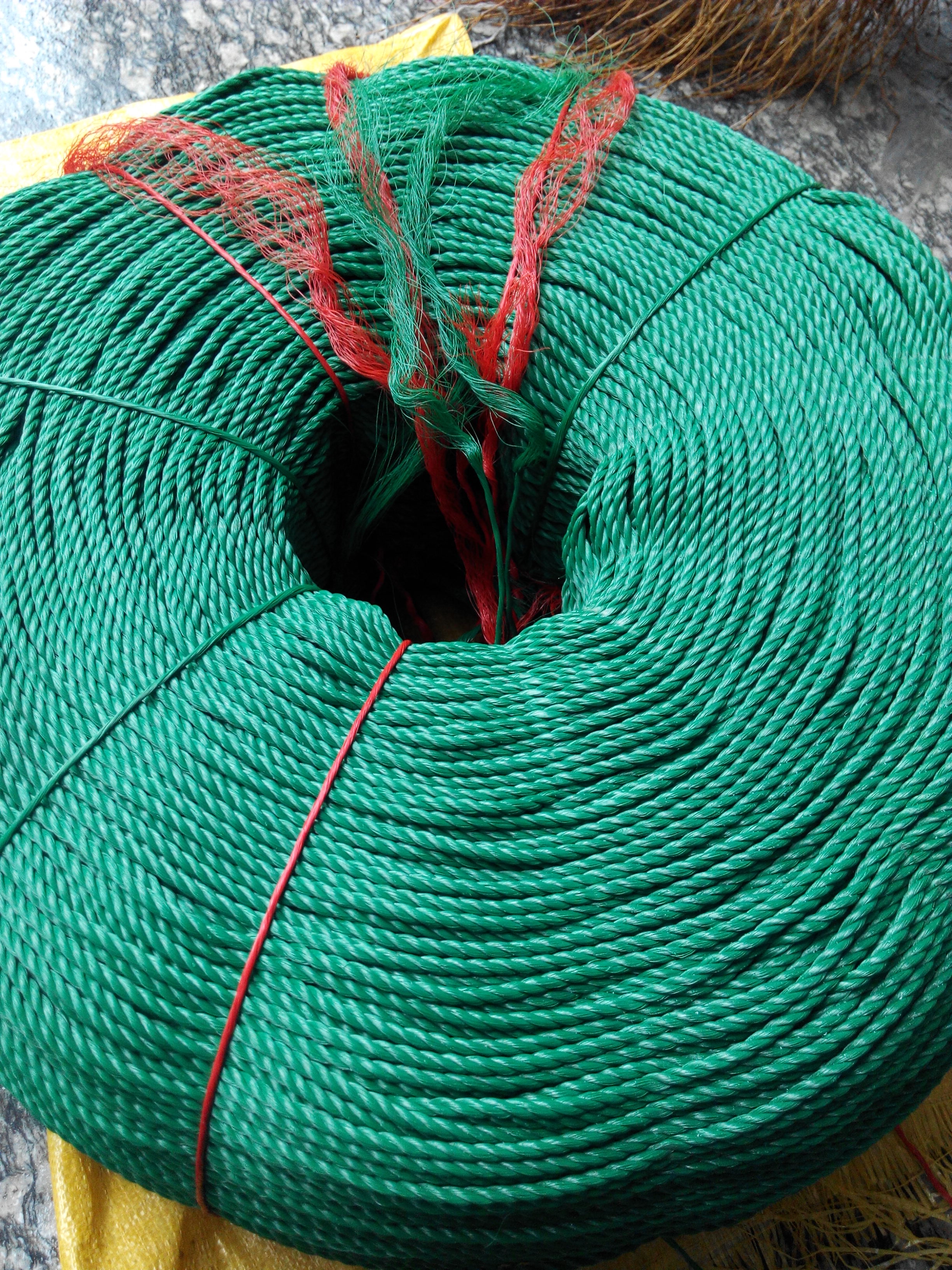 Special price 5MM green nylon rope hanging quilting rope wrapping rope advertising rope Teng man rope 0.18 yuan meter