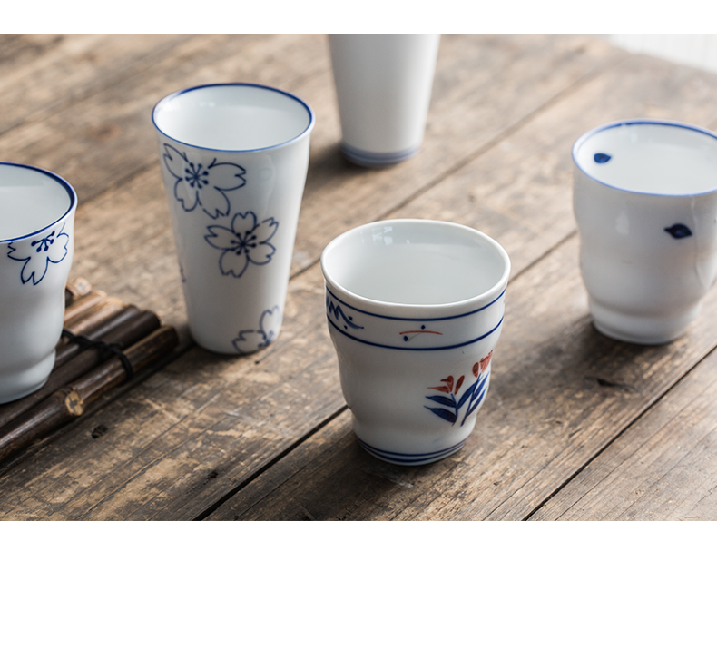 Lototo Japanese ceramics tableware bowls a single household high against the small iron rice bowls bowl dessert bowl of water