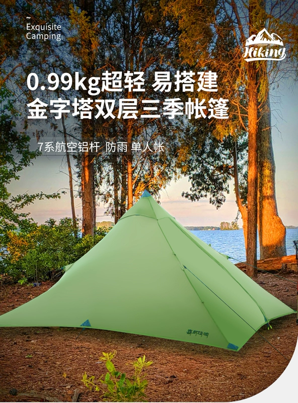 lều đi cắm trại Lều Himalaya cắm trại ngoài trời qua đêm mùa đông thiết bị cắm trại đơn trọn bộ lều đầu kim tự tháp siêu nhẹ lều cắm trại tự bung lều cắm trại giá rẻ