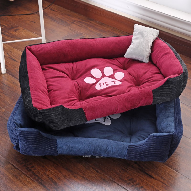 Large dog kennel dog bed dog mat four seasons universal small dog Teddy pet den net red cat den to keep warm in winter