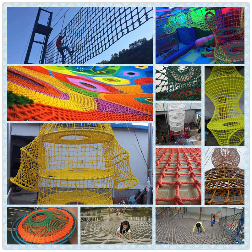 Children Climbing Nets Outdoor expansion nets Training nets Rainbow nets Hive Nets Aerial Trampoline Magnet Drill Nets