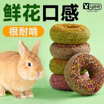 yee rabbit grindstone grassy cake snack with floral cake gift box suit guinea pig dragon cat eat the pasta nutrition interaction small