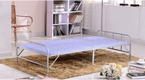 Folding bed single bed lunch bed hard board bed simple bed Office board bed wooden board bed sponge bed free of installation