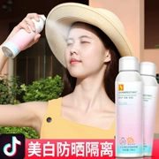 Rung kem chống nắng phun spf50 cơ thể không thấm nước cổ làm trắng giữ ẩm bảo vệ UV sinh viên nam giới và phụ nữ