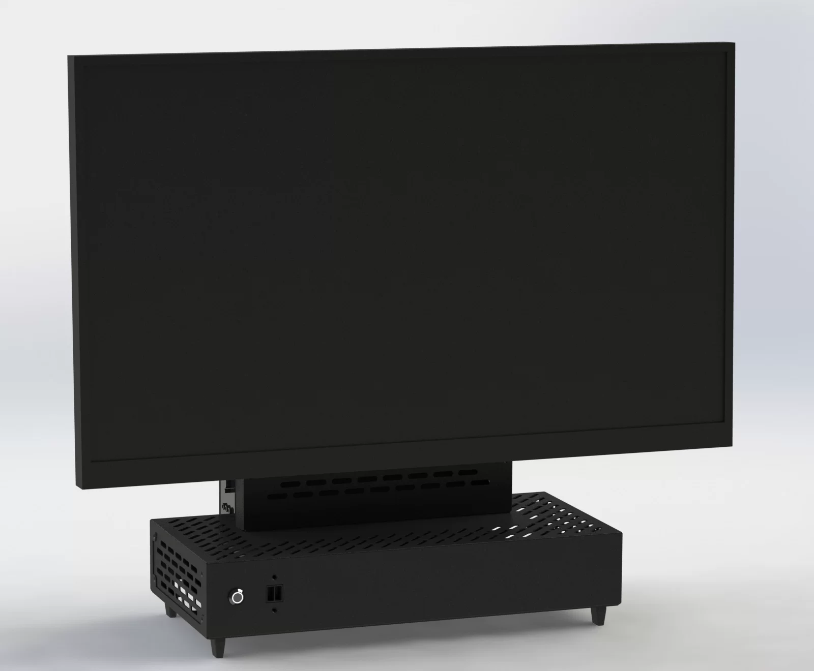 ITX корпус независимый дисплей все в одном ночник трава дисплей корпус MATX настольный A4 1U мини корпус