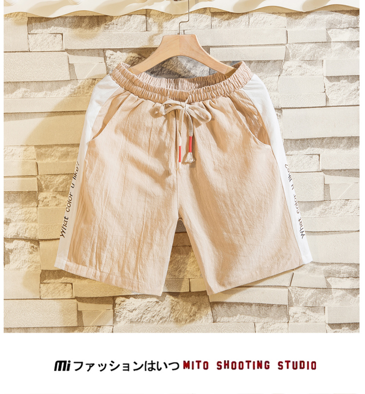 Mùa hè 13 thanh thiếu niên 14 bé trai lớn 15 quần nam cotton 16 năm quần short 17 tuổi học sinh trung học cơ sở - Quần Jogger quần kaki