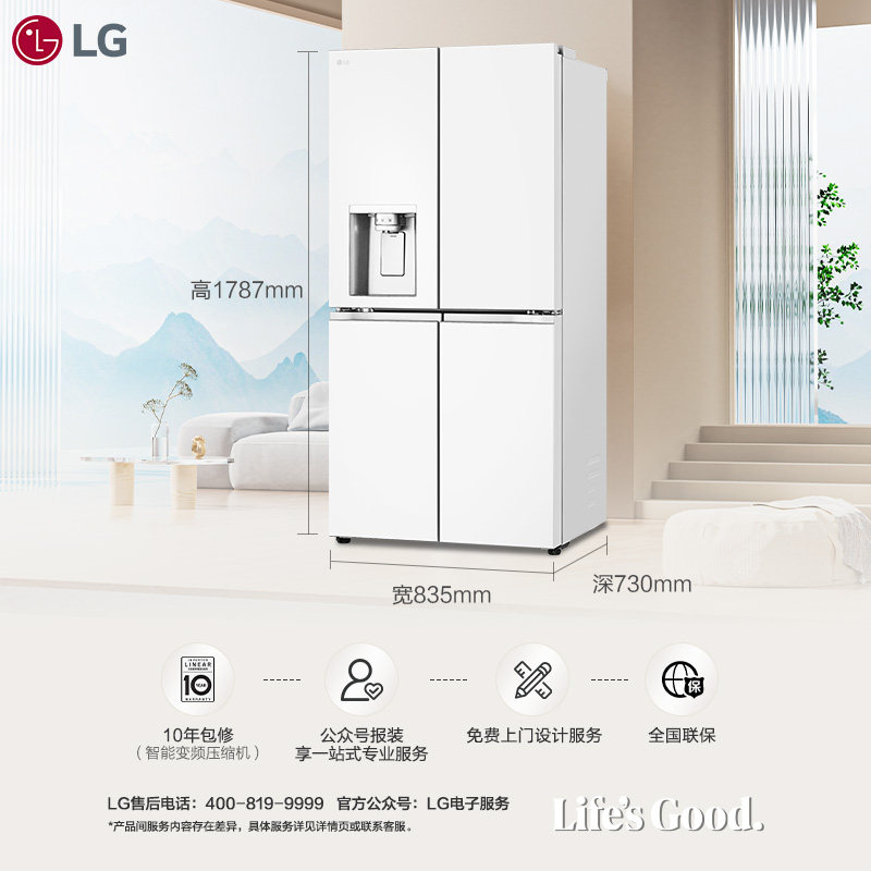 LG-F544MEH62D冰箱图片