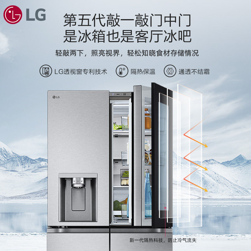 LG-F664MEH95D冰箱图片