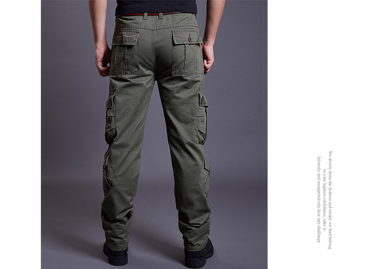 Mùa thu và mùa đông overalls quần yếm nam mạnh mẽ siêu mặc quần nam thanh niên thẳng lỏng kích thước lớn quần giản dị quần nam quần jean ống rộng nam