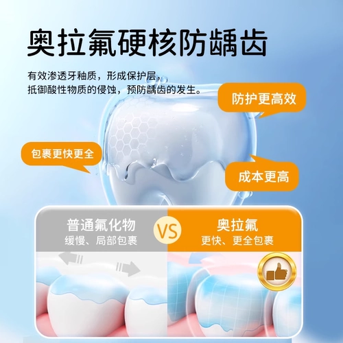 宝宝金水 Детская свежая зубная паста, защита от кариеса, 1-3-12 лет