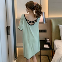 01-652Qi Pure Color Black Border Light Green