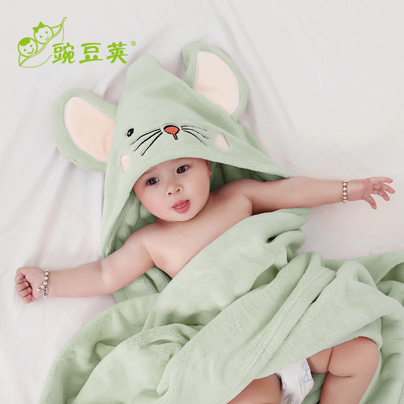 Bath towel 2021 new water absorption thick soft baby hat hat hat for children only middle and old children wearable hat