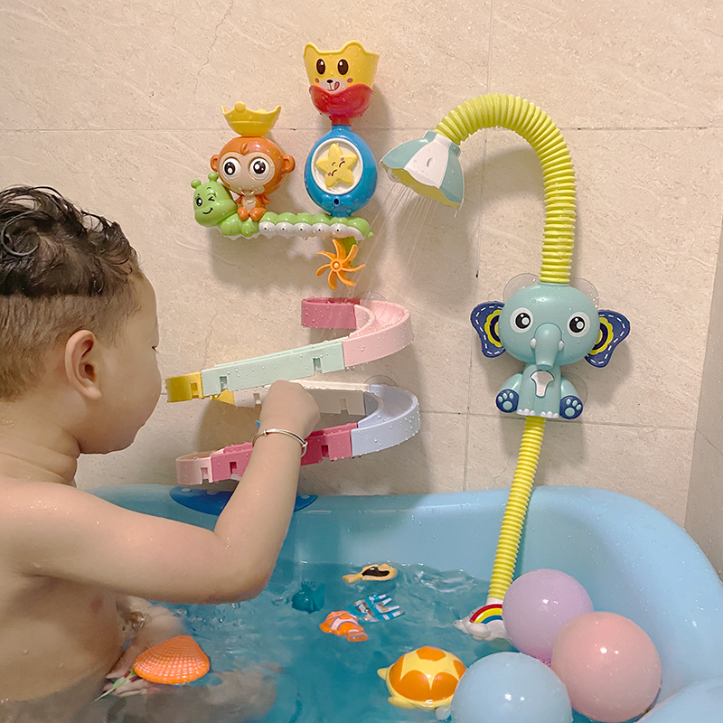 Baby bath toy spray electric elephant shower baby water toy children