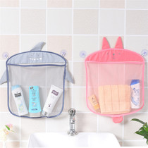 Childrens bathroom bath toy storage bag cartoon hanging bag clothes sundries toilet wall hanging bath net bag