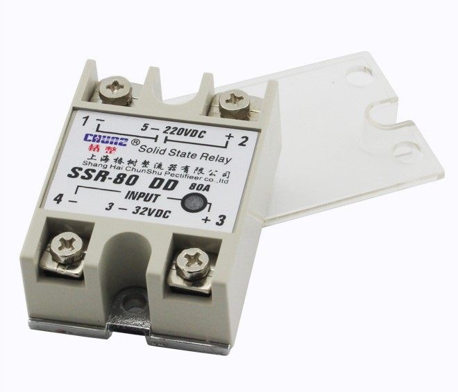 Shanghai Chunshu SSR-80DD SSR-90DD SSR-100DD single-phase solid state relay DC control direct