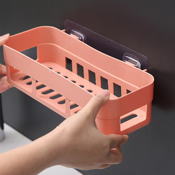 Bathroom Shelf Organizer Toilet Adhesive Shampoo Gel Storage