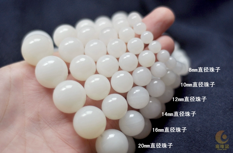 Đá quý tự nhiên vàng tự nhiên Loose Pearl Bộ sưu tập vòng tay DIY chính hãng Nanzhu