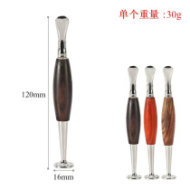 New three-in-one pipe bar wooden base hollow anti-extinguishing smoke-cutting cigarette bar