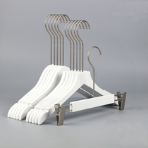 Clothing store clothes incognito Wood old white hang the anti-slip trouser clips nv fu zhuang dian yi cheng children yi jia zi
