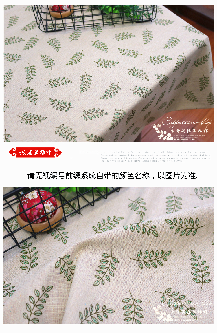 Hoa in cotton linen chất liệu Cát phát hành handmade tự làm khăn trải bàn rèm vải nền linen vải vải