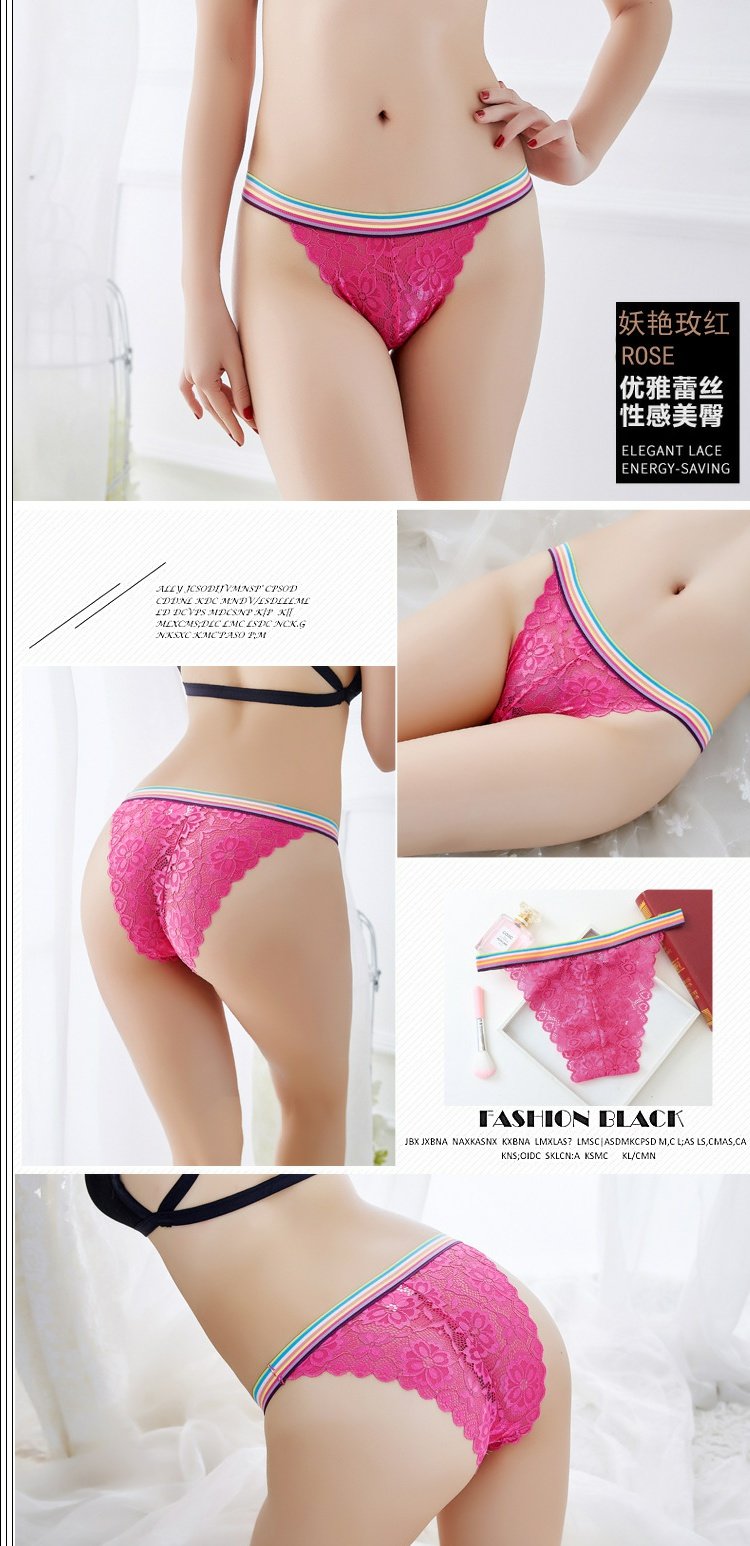 Ren gợi cảm thong lụa băng eo thấp lưới trong suốt cô gái tam giác đồ lót cotton nóng tập mỏng đồ lót nam nữ