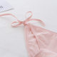 ຊຸດຊັ້ນໃນ sexy ຍີ່ປຸ່ນ 100% cotton antibacterial low-waist girl's thong lace-up Nordic girl's underwear