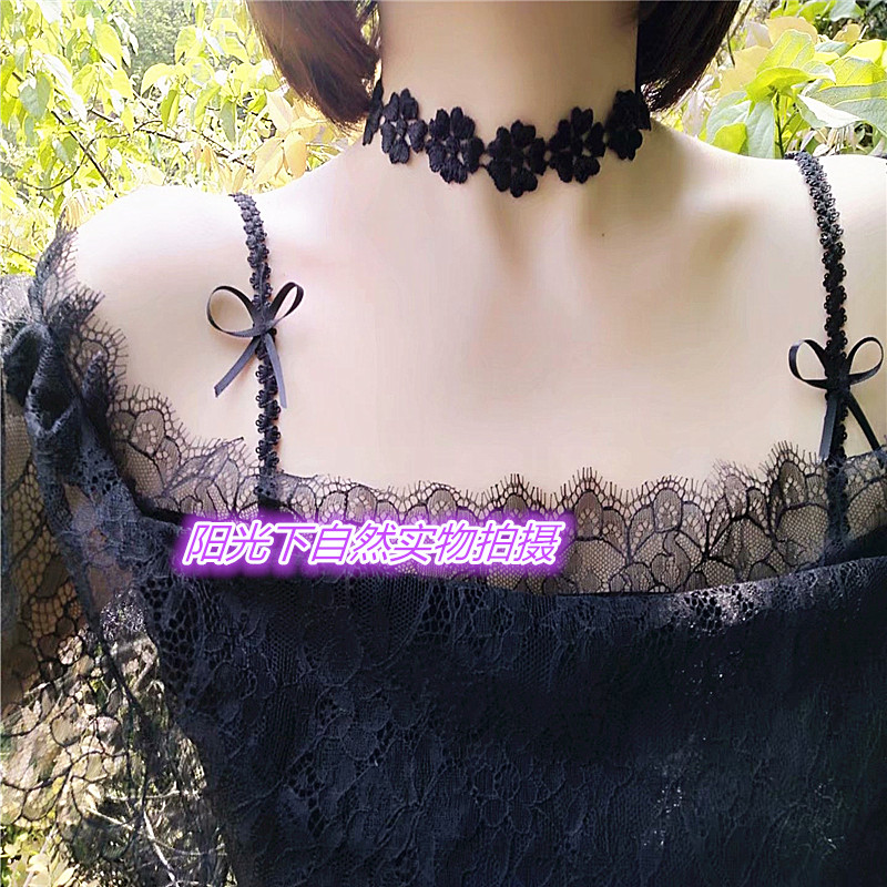 Sexy openwork ren hoa áo ngực với dây đeo đồ lót vô hình dây đeo vai phụ kiện chéo đẹp trở lại treo cổ màu đen quan lot nu