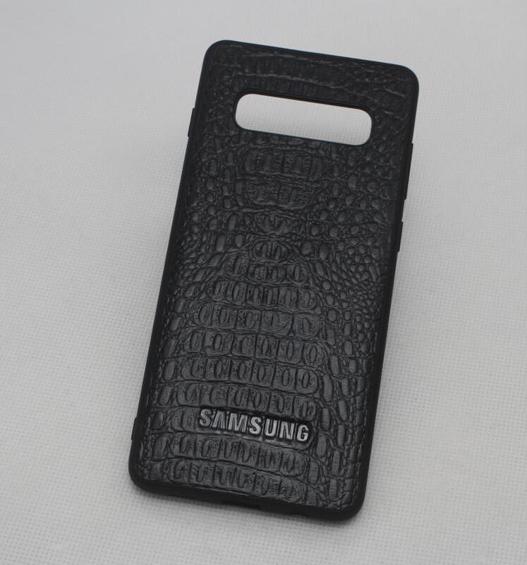 Suitable for Samsung S105G Mobile Phone Case S10+ Genuine Leather Case Anti-Fall Protection S10 Ultra-Thin Full-Cover E-Korean Style Leather Case