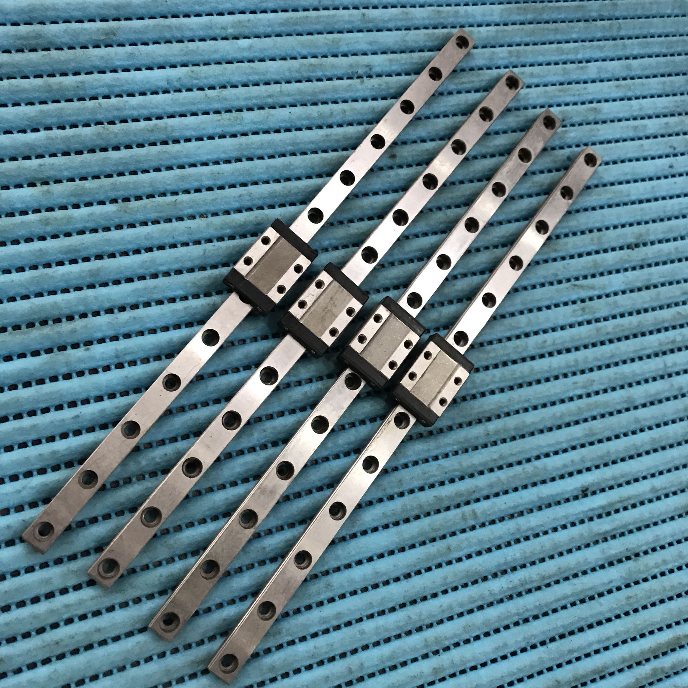 Handle the used dismantling machine linear guide RAIL STE9C, the track length is 55 mm to 340 mm, the color is new smooth