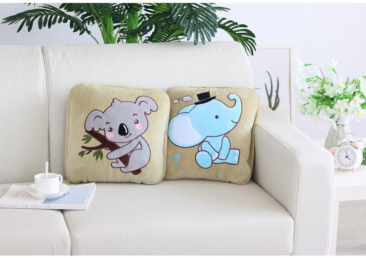 Gối chăn kép sử dụng điều hòa ô tô là gối đa chức năng gối ngủ văn phòng gối chăn lông cừu đệm lót ghế tựa lưng