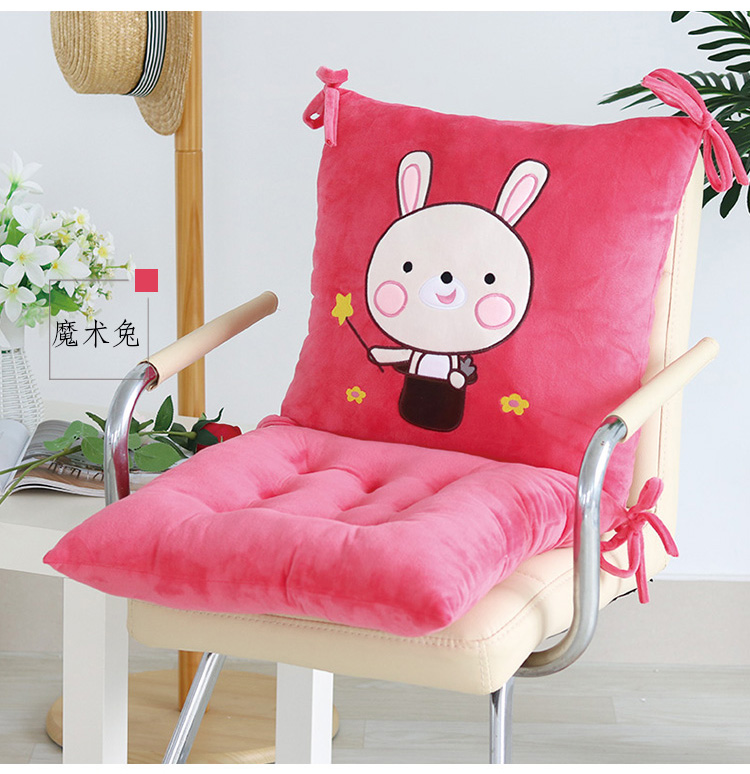 Cartoon Xiêm ghế đệm pad văn phòng đệm ghế máy tính đệm trở lại pad mùa đông dày hơn một sinh viên - Ghế đệm / đệm Sofa thảm ghế