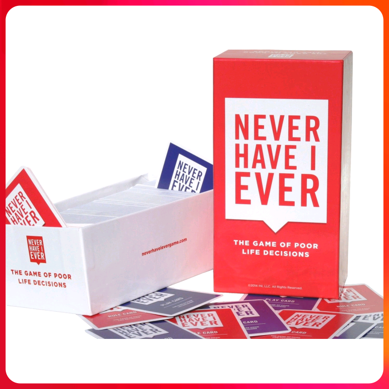 Never Have I Ever hot-selling card spot European and American board game I have not played