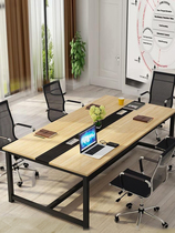 Office furniture conference table long table brief modern desk group meeting room in negotiation table training table can be customized