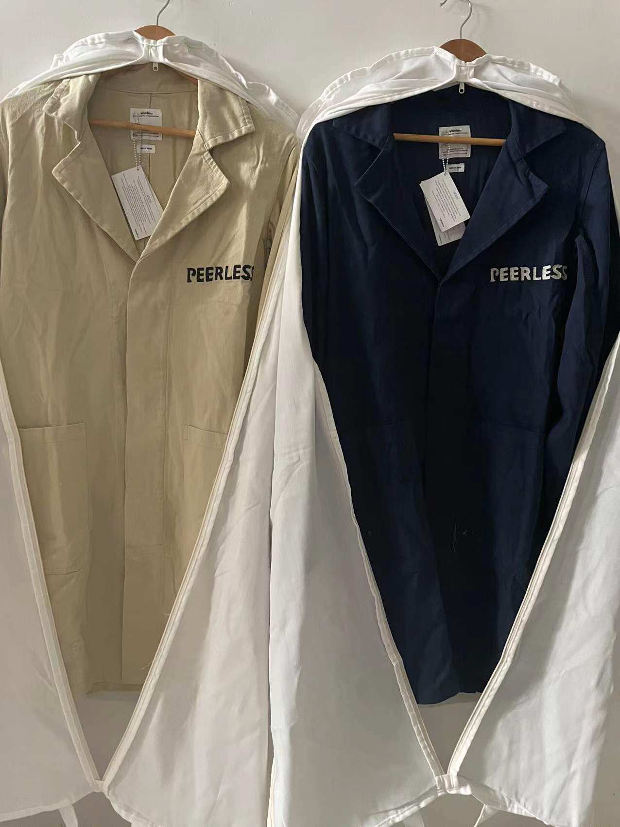 现货抢不停！VISVIM KOFU PEERLESS SHOP COAT 18AW泼墨做旧风衣外套