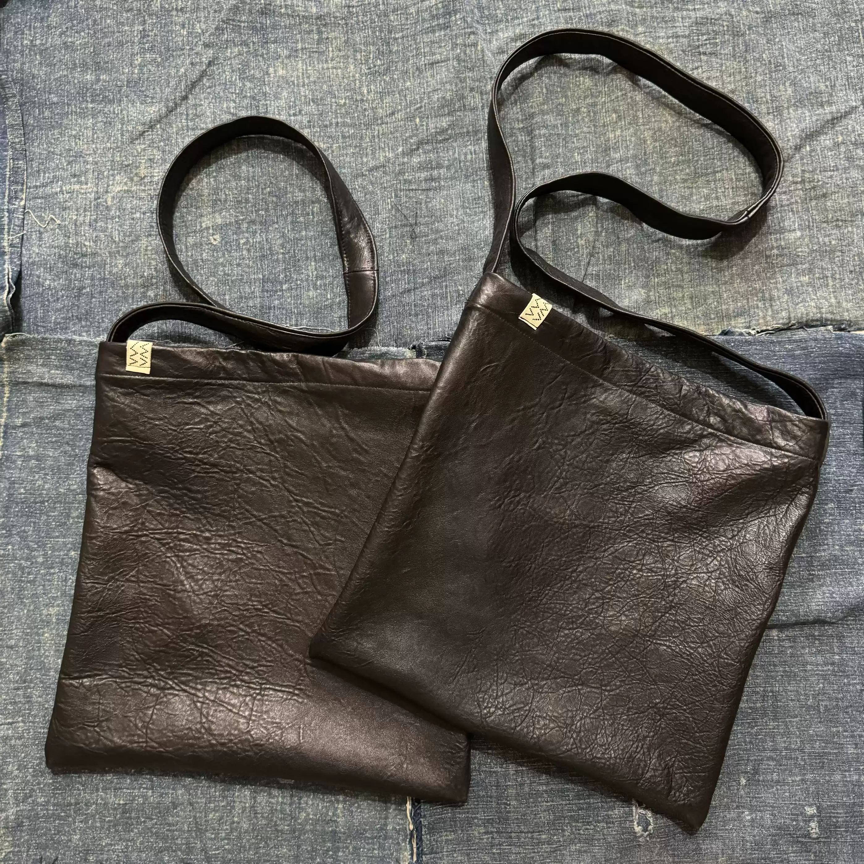 現貨VISVIM KOFU RECORD BAG DMGD(IT VEG.H) 法國筋紋顆粒羊皮包-淘寶 