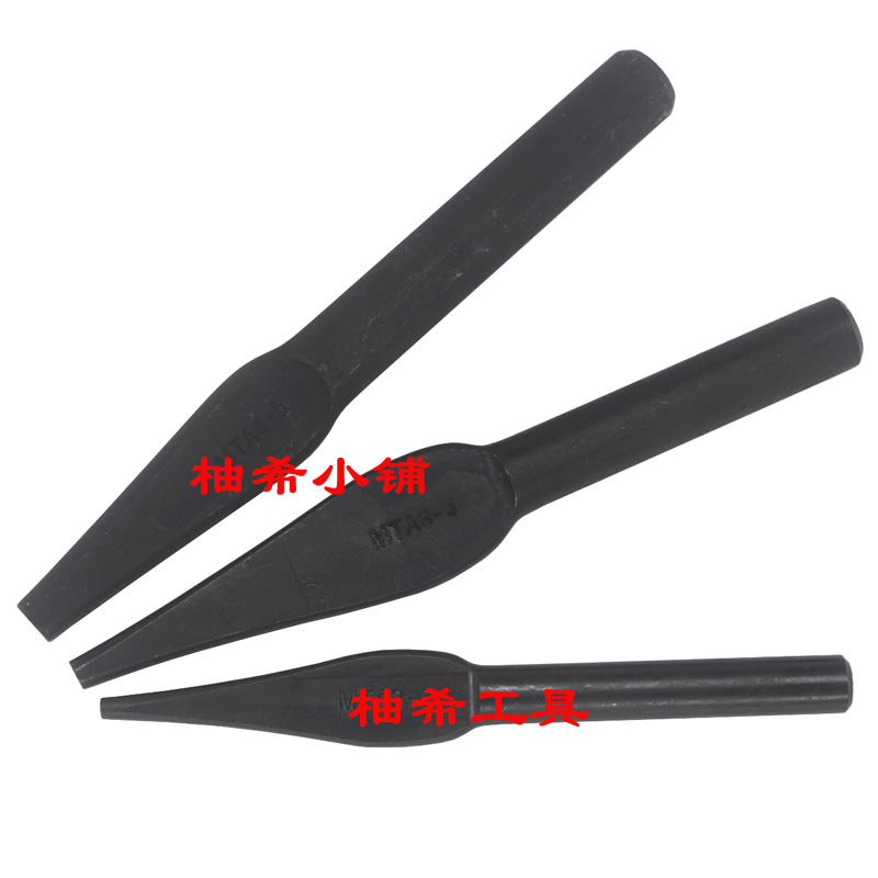 Lower drill iron disassembly taper shank drill bit drill sleeve ejector triangle inclined iron tool 1-2 2-3 3-4 4-5 5-6