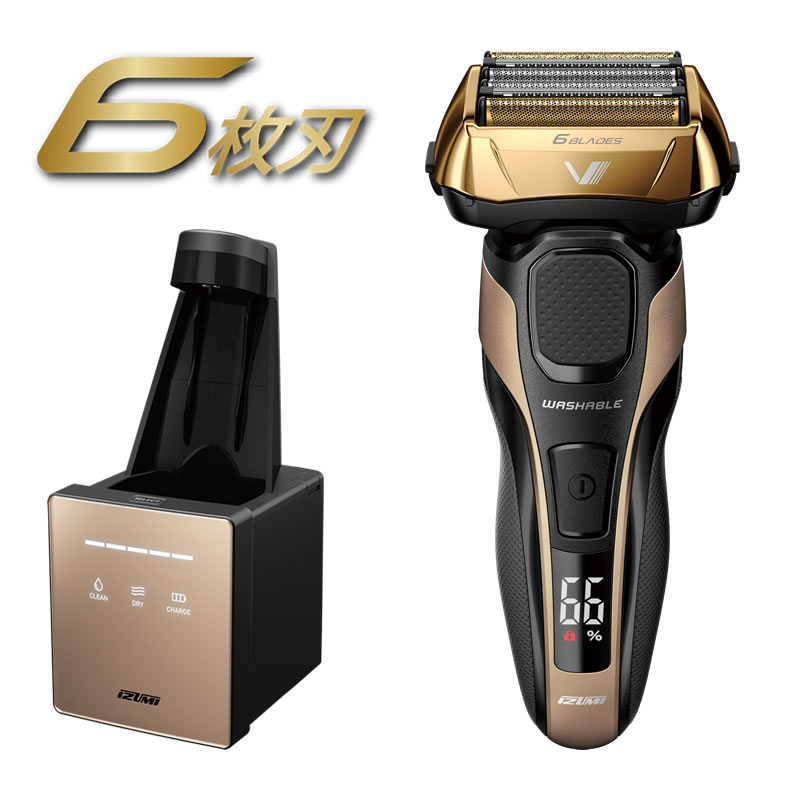特上美品 泉精器製作所 イズミ IZF-V950 S シェーバー 6枚刃 - 通販