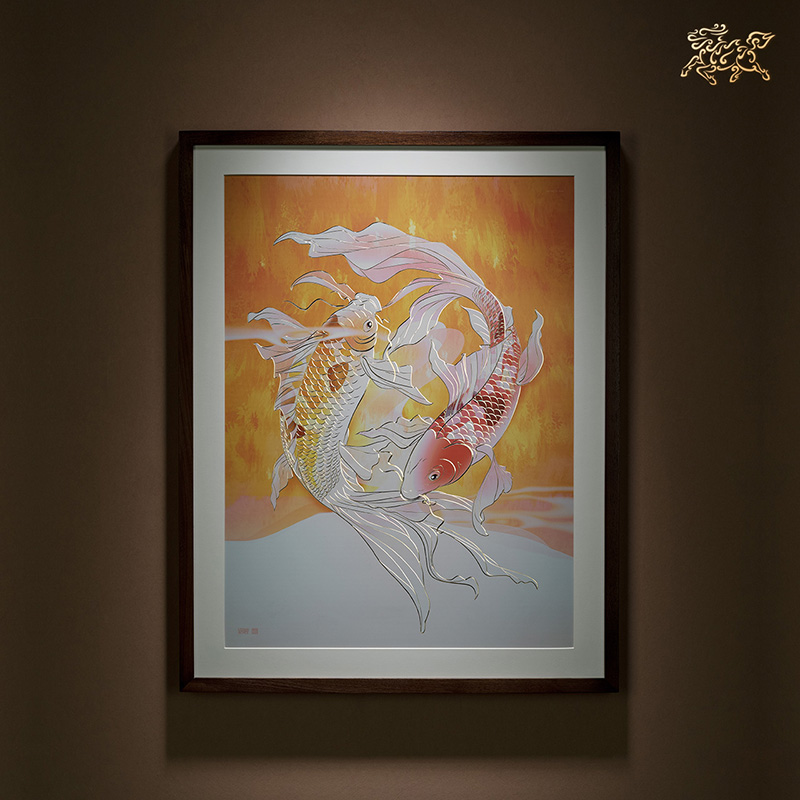 Bronze master hand chisel carving Bronze painting 