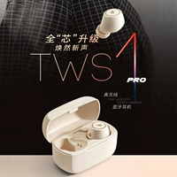 Walkingman Tws1 Pro Bluetooth 5.2 Наушники с двойным ухом настоящий беспроводной ранее мини -маленький маленький шум и снятие воды Спортивные спортивные сжатые сжатые сражения батареи подходят для мужчин и женщин Android