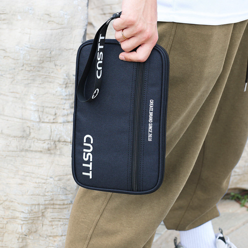 CnsTT Kestin table tennis racket set racket bag dark night lost track table tennis racket bag square embroidery thickening shockproof