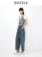 [Green New Year Series]Dazzle Denim Pants 25 Spring Pleated Wide-Leg Pants