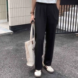 Летние ретро штаны, дизайнерские повседневные брюки, свободный прямой крой