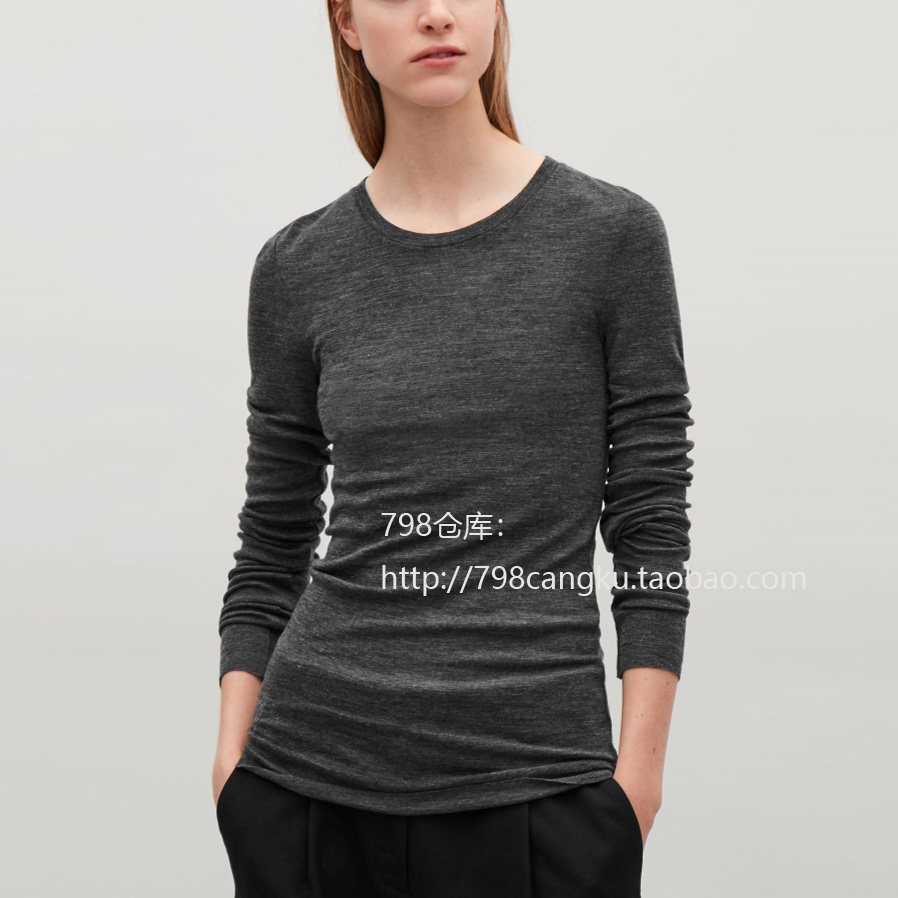 798 ~ 1 drown in Swedish pro-skin warm light imported fine wool round neckline sweater sweater 2A526