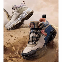 High-end outdoor Dunhuang joint hiking shoes for women winter non-slip professional hiking shoes mid-top boots sneakers for men