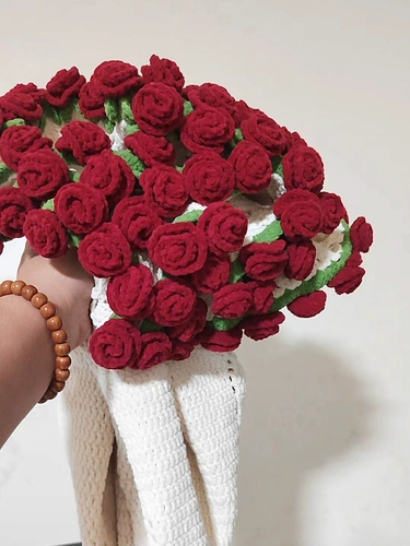 Плетеное одеяло ручной работы, набор материалов, крючок для вязания, розы, букет, «сделай сам», в цветочек, подарок на день рождения